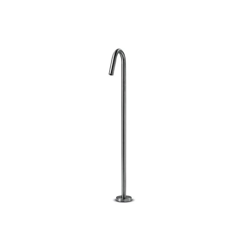 JEE-O slimline 01 Standarmatur aus gebürstetem Edelstahl – minimalistische Wannenarmatur für moderne Badgestaltung
