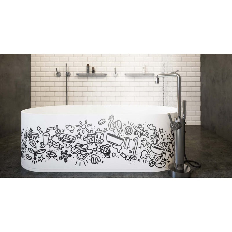 Bodenmontage der JEE-O soho Standarmatur – einfache Installation für freistehende Badewannen