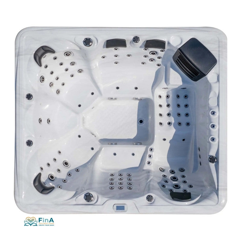 JJSPA Alpha 816 – moderner Whirlpool mit ergonomischer Liegefläche und intensiver Rückenmassage durch Jet-Düsen