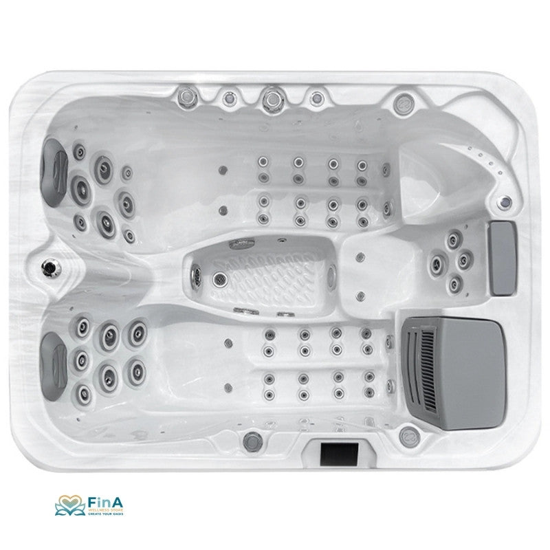 Whirlpool JJSPA Alpha 821 – exklusives Spa mit mehrfacher Liegefläche und intensiver Jetmassage