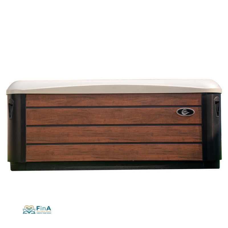 Wasserfontäne mit LED-Beleuchtung im Jacuzzi JJSPA Alpha 823A – stilvolle Wellness-Funktion für Garten oder Terrasse