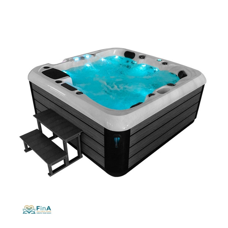 Hochwertiger Spa JJSPA Alpha 823A mit vielfältiger Massagedüsenkonfiguration – perfekt für private Wellnessoase