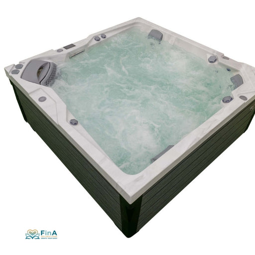Luxus Whirlpool JJSPA Alpha 923 mit ergonomischen Liegeflächen und zahlreichen Massagedüsen