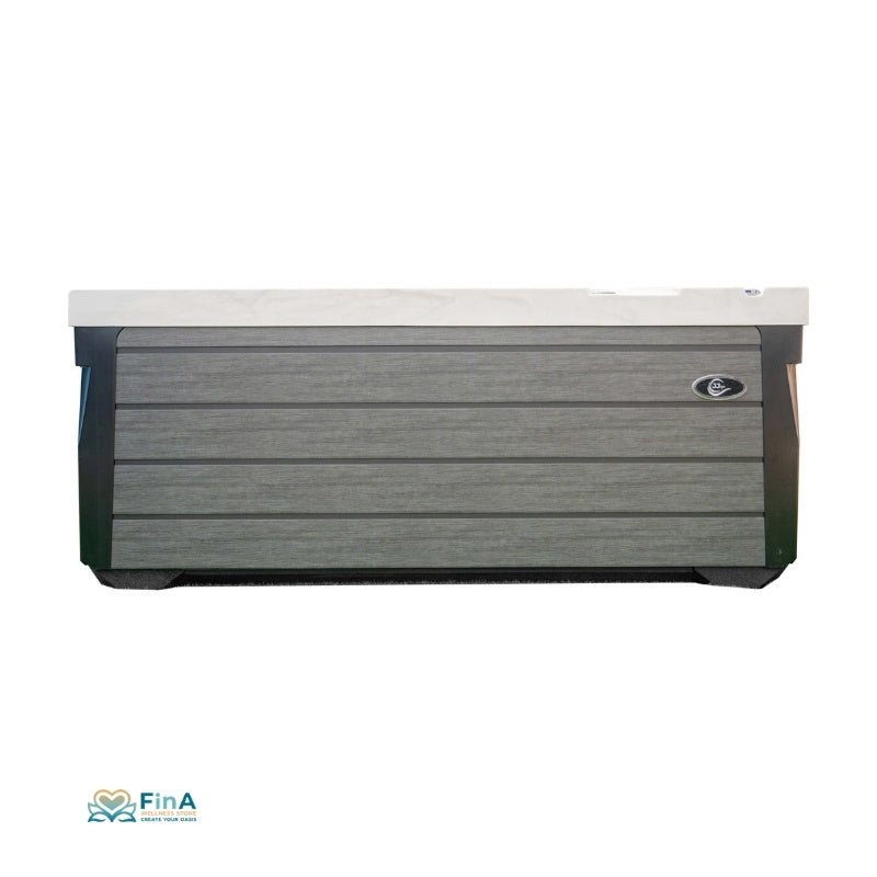 Innenraum des Whirlpools JJSPA Alpha 923 mit intensiver Jet-Ausstattung für Ganzkörpermassage