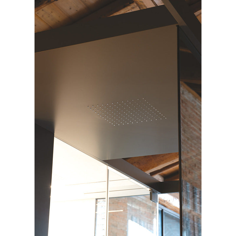 Novellini Celsius Patio - integrated ceiling shower head with rain effect in the shower module