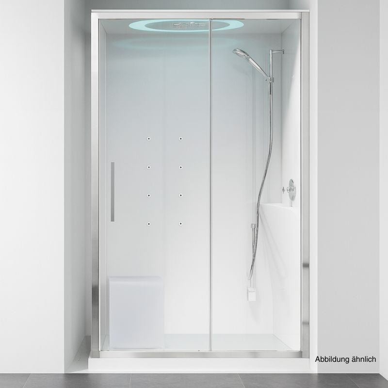 Novellini-EON-2P-Dampfdusche-mit-Schiebetur-inkl.Fixteil-fur-Nischeneinbau-modern