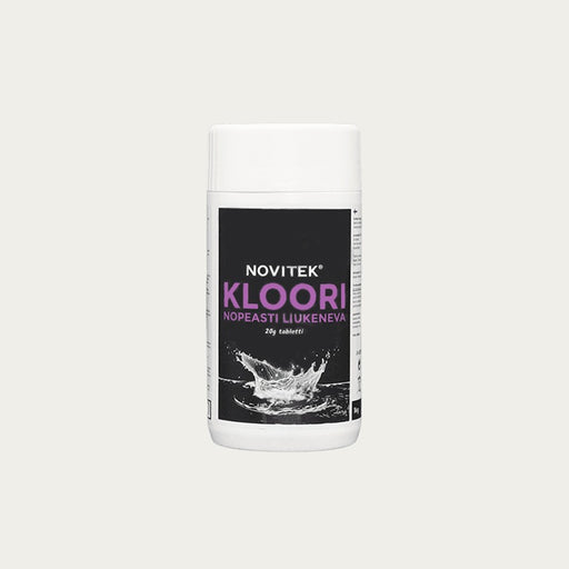 Novitek Kloori Chlortabletten 200er Packung zur schnellen Desinfektion von Whirlpools und Badebecken