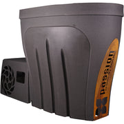 Dunkelgraues Eisbad mit modernem Design, geeignet für Sportclubs und Fitnessstudios.