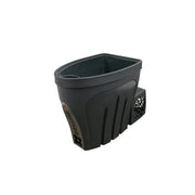 Schwarzes Passion Revive Pro Eisbad mit ovalem Becken, integriertem Chiller-System an der Seite und breitem Rand für komfortable Nutzung.