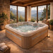 Passion Spas Rewind Whirlpool 204x204 in exklusivem Chalet-Wellnessbereich
