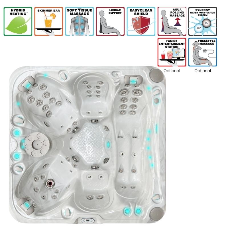 Passion Spas Solace Spa for 5 Persons I 213x213x91