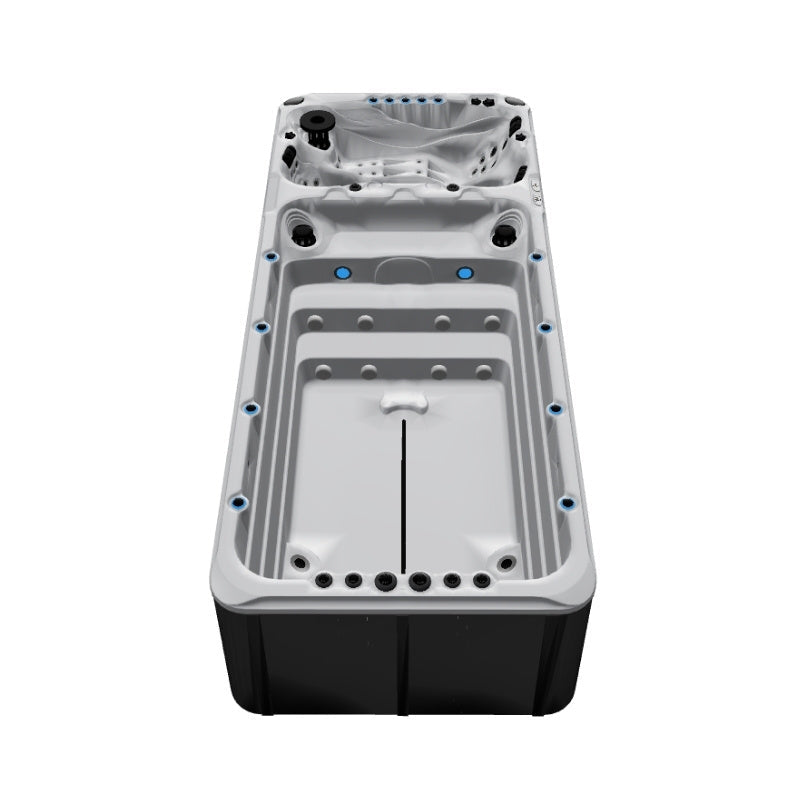 Swim Spa „Spirit“ von Passion Spas – geräumiger Whirlpool mit Jetstream-Anlage für Fitness und Hydrotherapie