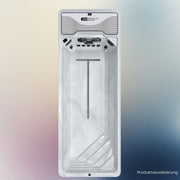 Produktvisualisierung des Platinum Spas Atlas Mini Pool River Jet in Draufsicht