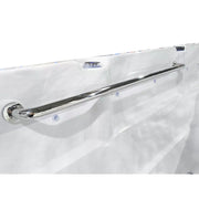  Länglicher Edelstahl-Haltegriff im Schwimmbereich – sichere Unterstützung bei Aquatraining oder Einstieg ins Swim Spa