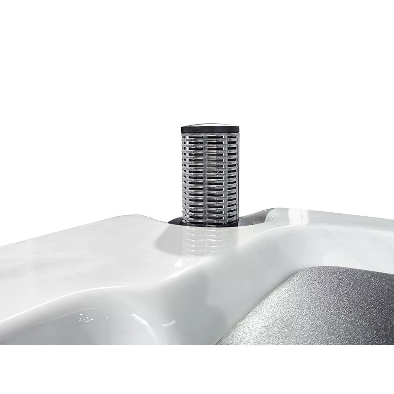  Zylinderförmiger Bluetooth im oberen Randbereich – sichert Wasserqualität und Technikschutz im laufenden Betrieb