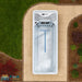 Vogelperspektive auf den Platinum Spas Mini Pool Hades in Sterling Silver – elegant eingebettet in eine hochwertig gestaltete Gartenlandschaft mit Natursteinplatten, Rasenflächen und Zierbepflanzung