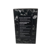 Packaging des Platinum Spas SS01 Filters mit geometrischem schwarzem Design und Produktinformationen zu hohem Durchfluss und fortschrittlicher Filtrationstechnologie für Whirlpools und Swim Spas.