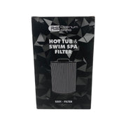 Platinum Spas SS01 Filterelement für Whirlpools und Swim Spas in Verpackung mit geometrischem Designmuster