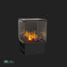 The Flame CUBE 50 Double Wood in stilvollem Design