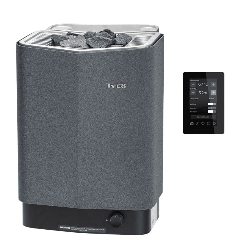 Tylö Sense Combi Sauna Heater 6–10 kW | incl. stones & Pure control unit