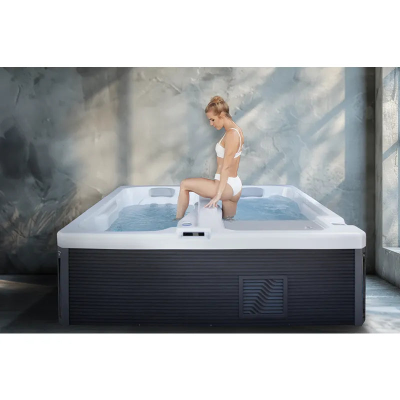 Wellis Iceland Duo Pro Eisbad & Hot Tub 220x220x76 für 2 Personen