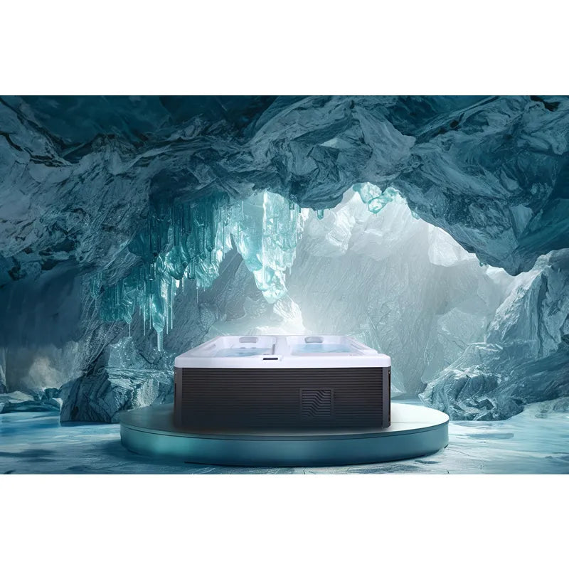 Wellis Iceland Duo Pro Eisbad & Hot Tub 220x220x76 für 2 Personen