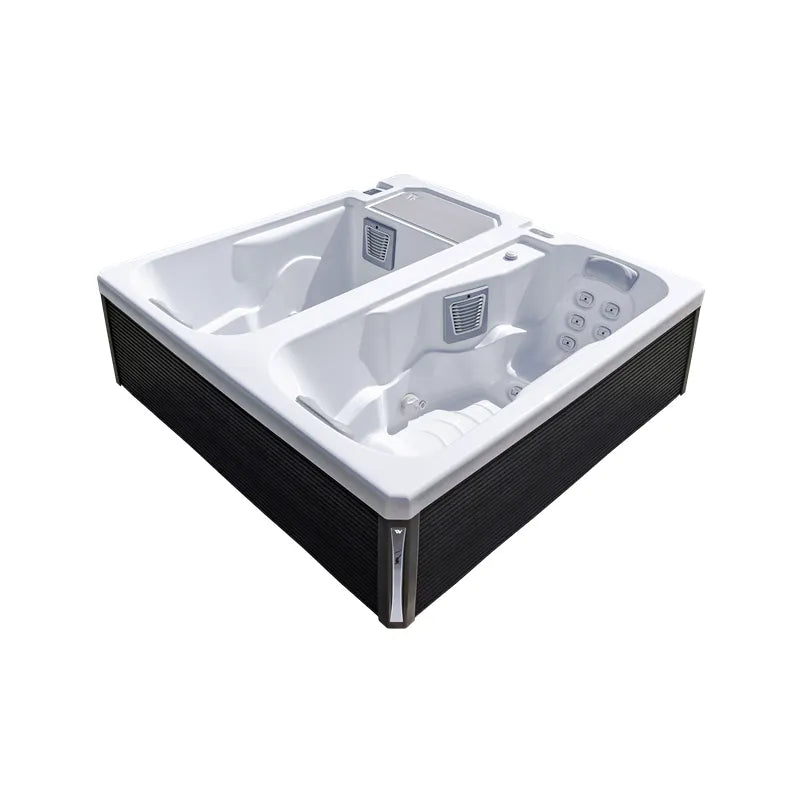 Wellis Iceland Duo Pro Eisbad & Hot Tub 220x220x76 für 2 Personen