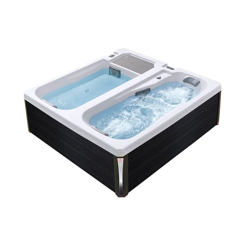 Wellis Iceland Duo Pro Eisbad & Hot Tub 220x220x76 für 2 Personen