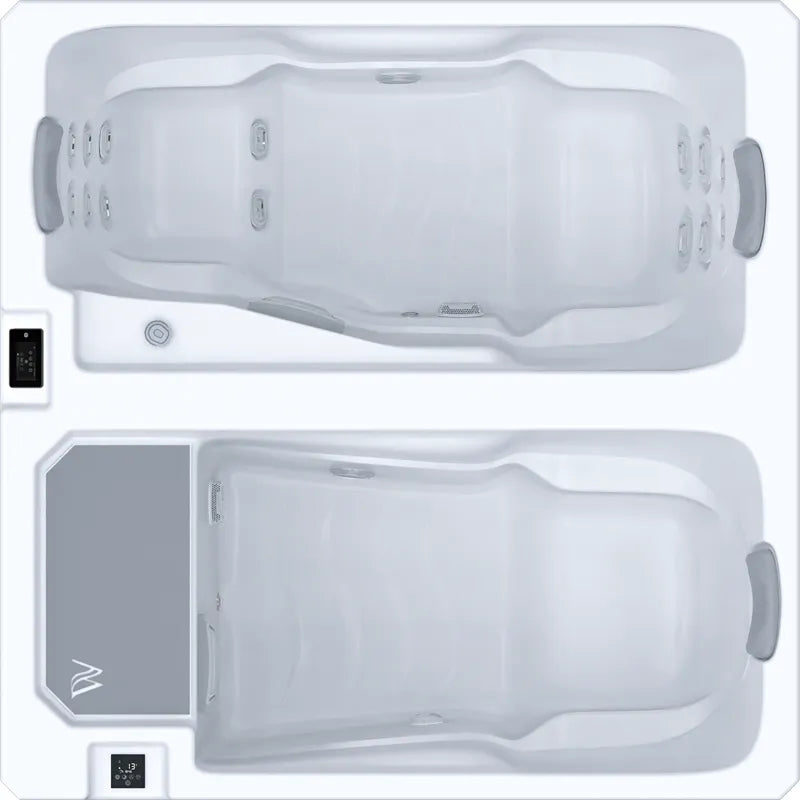 Wellis Iceland Duo Pro Eisbad & Hot Tub 220x220x76 für 2 Personen