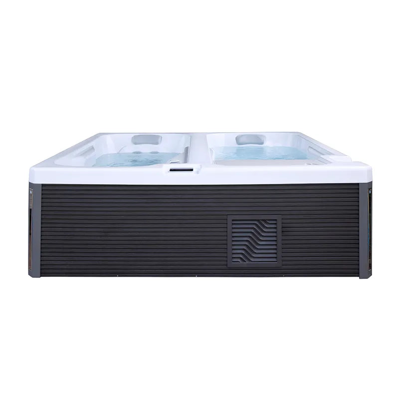 Wellis Iceland Duo Pro Eisbad & Hot Tub 220x220x76 für 2 Personen