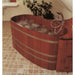 Whirlwanne_Kambala_151x73x70_cm_schrag_diagonal_unter_Dachschrage_eingebaut