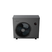 Frontansicht der AquaIntel Inverpad Wärmepumpe mit Digitalanzeige und zentralem Lüfter – Modell SW50 oder SW70