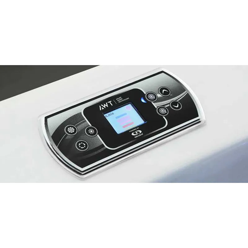 AWT Außenwhirlpool IN-801 eco Sterling Silver 200x200 Steuereinheit mit LCD-Display und Kontrollpanel