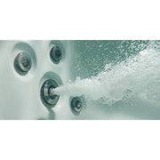 AWT Außenwhirlpool IN-801 eco Sterling Silver 200x200 Düsen mit Wasserstrahlen und Blasen