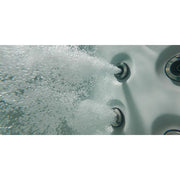 AWT Außenwhirlpool IN-801 eco Sterling Silver 200x200 Düsen mit sprudelndem Wasser