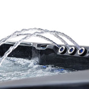 AWT Außenwhirlpool IN-804 mit Wärmepumpe Sterling Silver, Wasserdüsen mit Wasserstrahlen