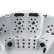 AWT Außenwhirlpool IN-803 extreme 235x235 Innenbecken mit Massagedüsen und Whirlpool-System Sterling Silver