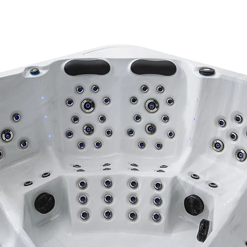 AWT Außenwhirlpool IN-803 extreme 235x235 Draufsicht Massagedüsen Sterling Silver