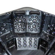 AWT Außenwhirlpool IN-803 extreme 235x235 Innenansicht mit Massagedüsen und Sitzplätzen