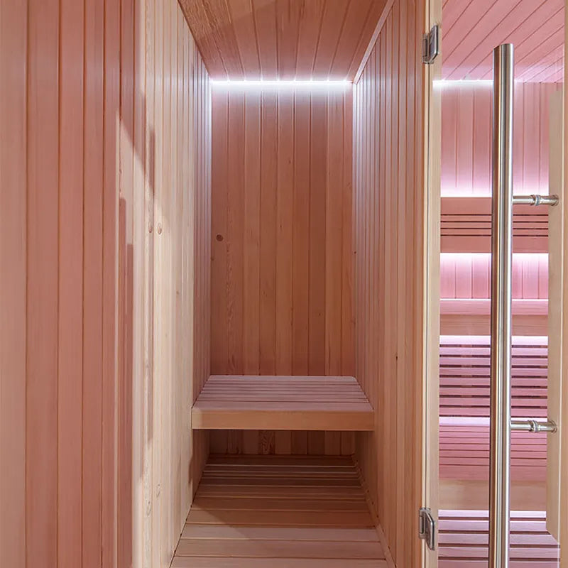 AWT THE CUBE X6 Outdoor Sauna Hemlock 300x235 Luxury Class