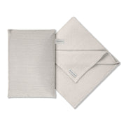 Elegantes Dampfsauna Set in Perlmutt von Badesofa – Sitzkissen und Handtuch im abgestimmten Look