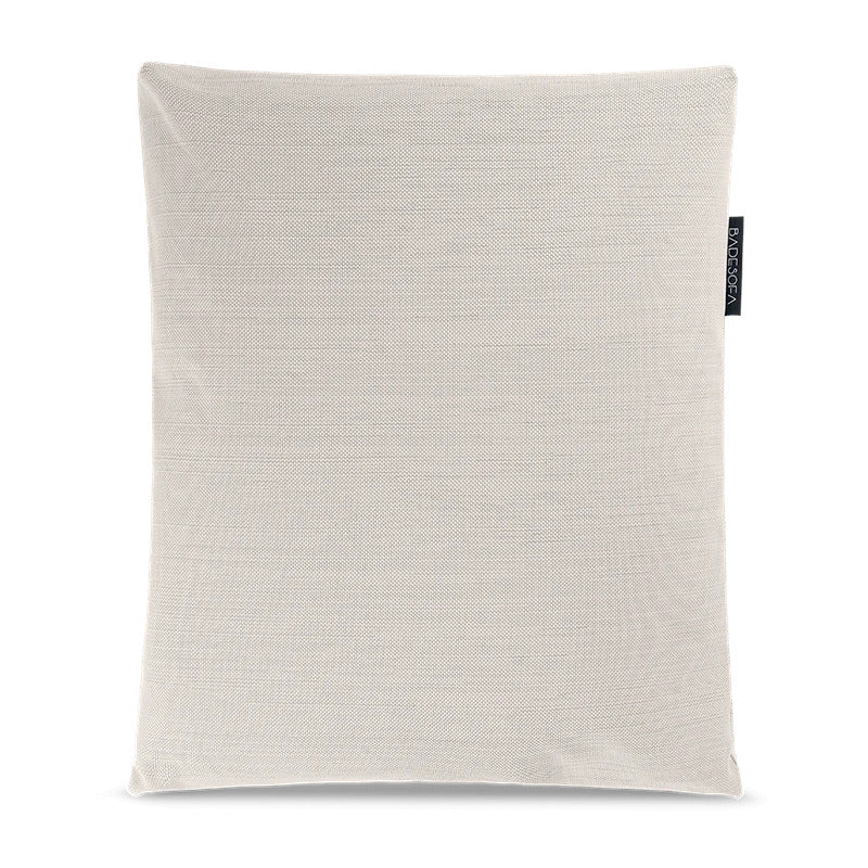 BADESOFA Rückenkissen freigestellt in Farbe Perlmutt