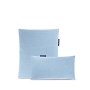 Hellblaues Badesofa Rückenkissen-Set mit Fußkissen – sanfter Farbakzent für moderne Badezimmer