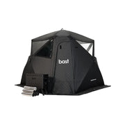 Bast Björk Basic Saunazelt Pop-up Sauna für 4-10 Personen mit Heizelement und Rohren