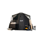 Bast Björk Premium Zeltsauna für 4-10 Personen mit Ofen, Zubehör und tragbarem Design