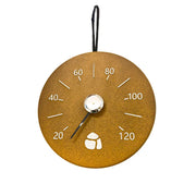 Bast Näver Deluxe Zeltsauna Thermometer mit Temperaturskala bis 120°C, Zubehör für tragbare Wellness-Sauna