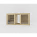 Celsium Tauras View Modular Sauna aus Thermo-Kiefer – moderne Außensauna mit Panoramafront und harmonischer Holztextur.