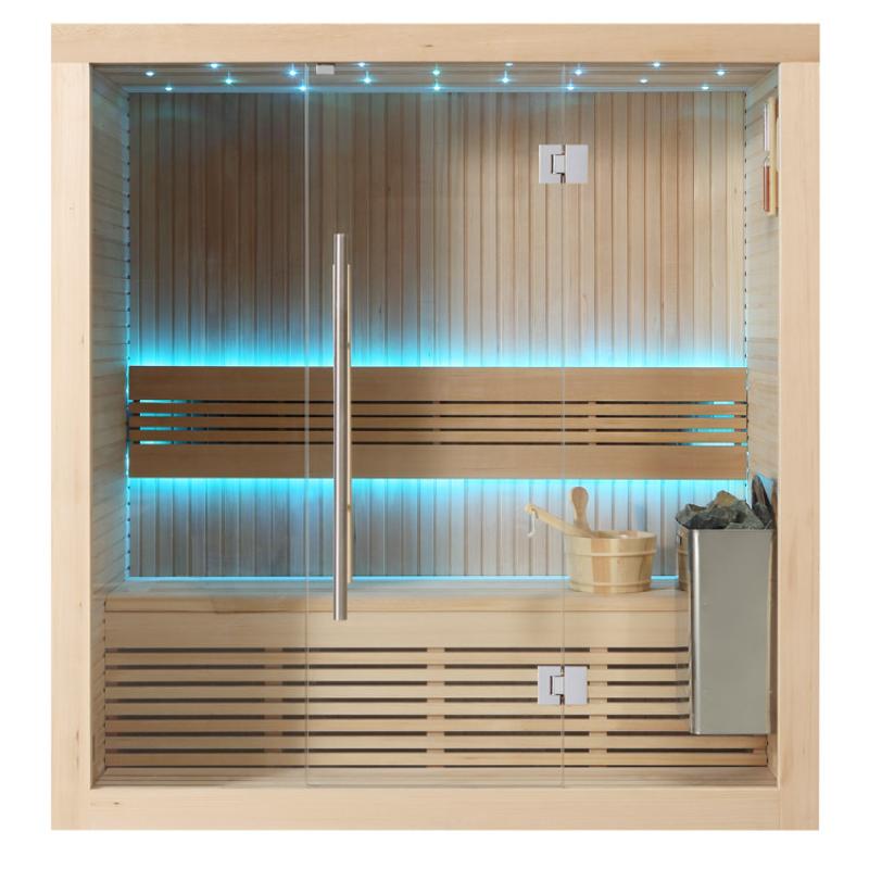 AWT E1113A Hemlock Sauna 180x105 für 3 Personen