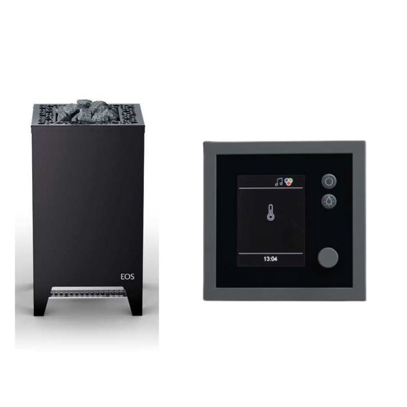 AWT THE CUBE X6 Gartensauna Hemlock 300x235 Luxusklasse – EOS Cubo Saunaofen mit EOS Emotec Saunasteuerung und Saunasteinen