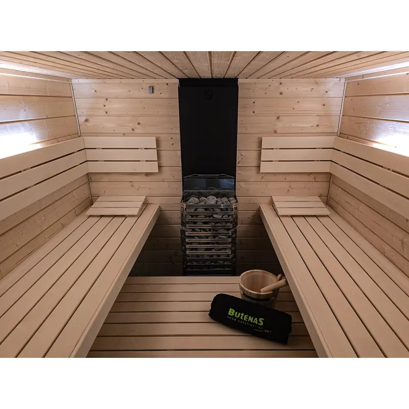 FinA Wellness Frieda Lux Glasfront Innensauna - Premium-Design